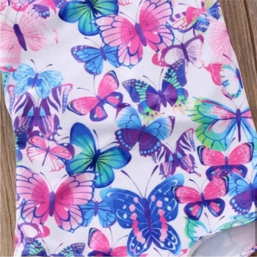 CLOSET CLEAN OUT! NWOT Infant One-Piece Butterfly Bathing Suit 3–6 months